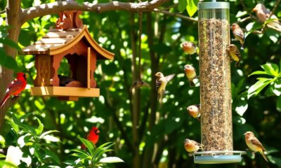 attract birds with feeders