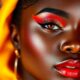 bold nigerian makeup trends