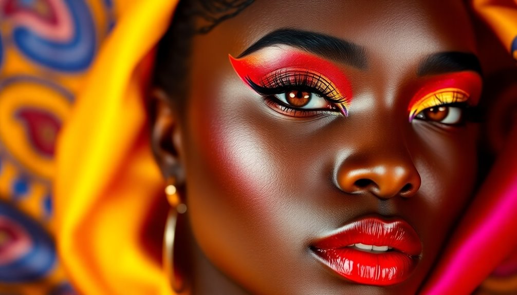 bold nigerian makeup trends