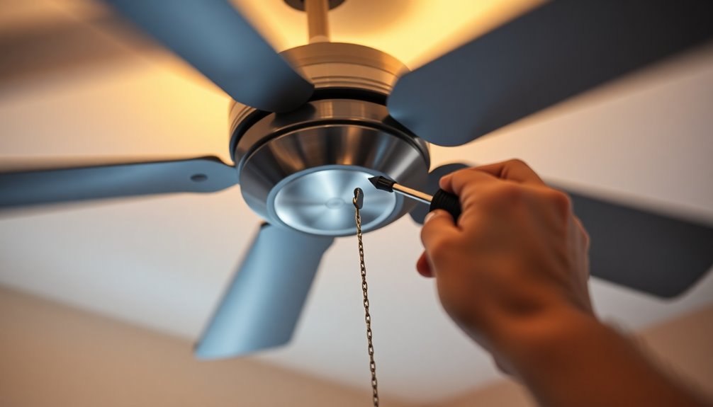 ceiling fan self activation issues