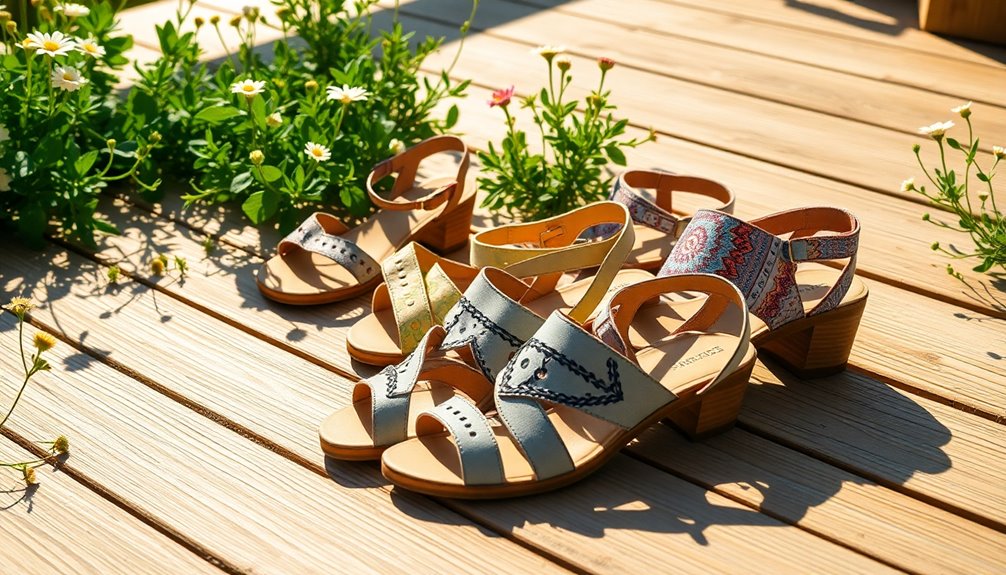 chic summer footwear options