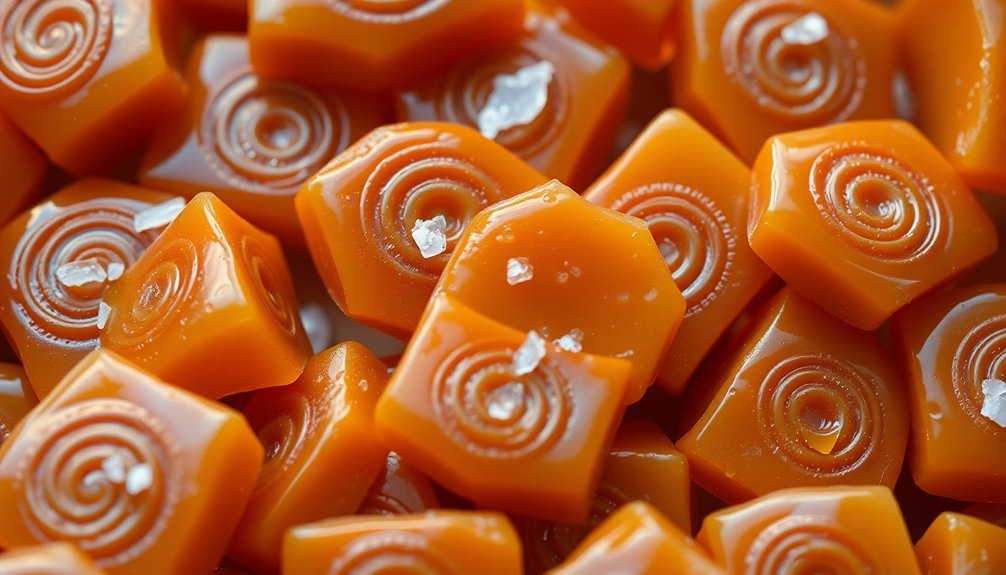 choosing butterscotch hard candy