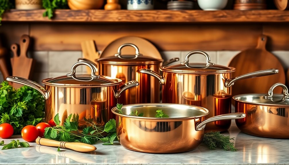 choosing copper cookware sets