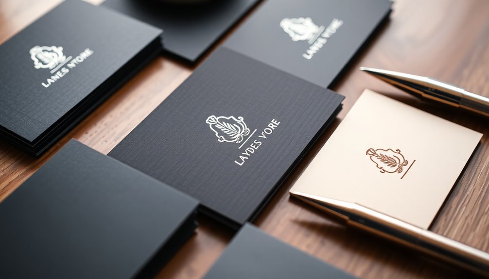 choosing luxury business cards