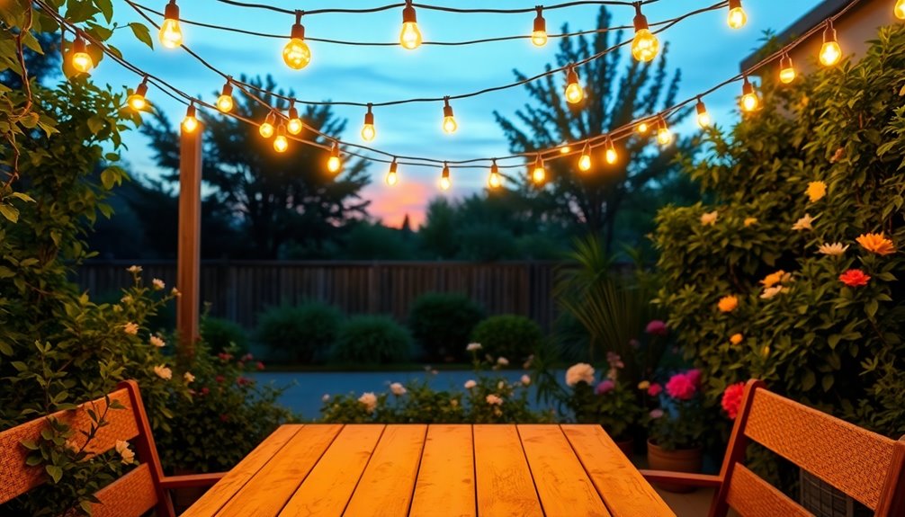 choosing outdoor string lights