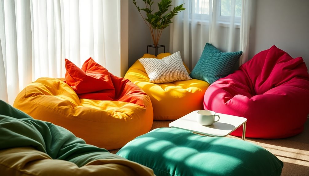 comfortable and stylish bean bags