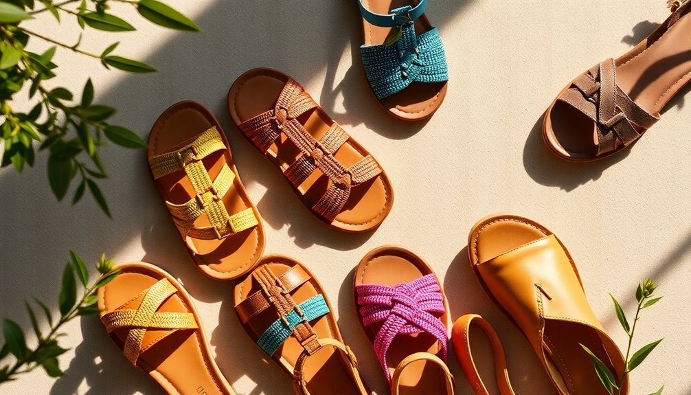 comfortable summer footwear options