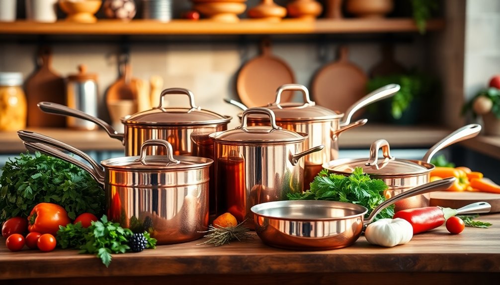 copper cookware for culinary excellence