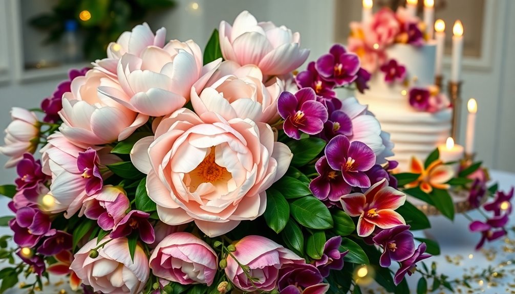 elegant luxury birthday flowers