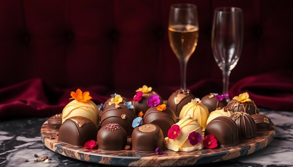 indulge in luxury chocolates