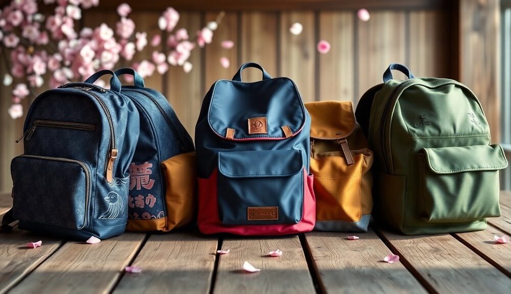 japanese quality backpacks selection