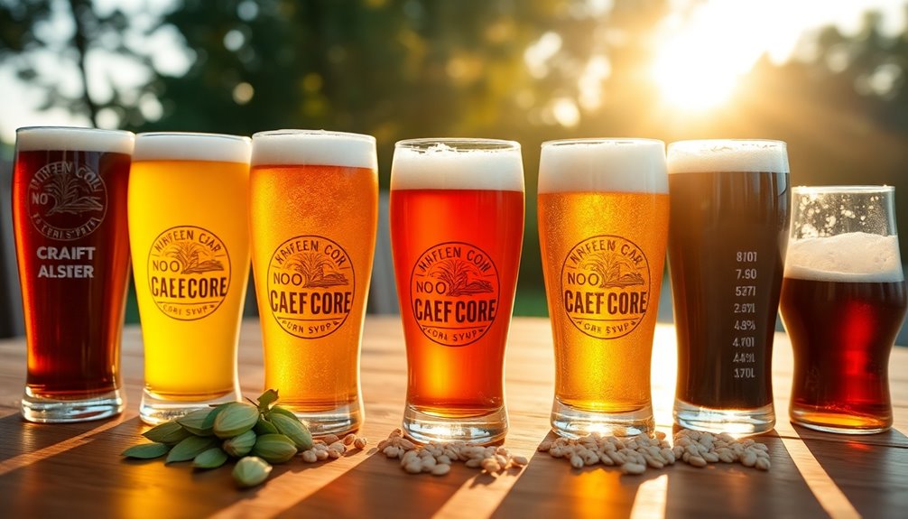 light and refreshing brews