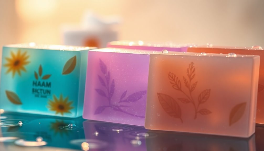 luxurious hydrating glycerin soaps