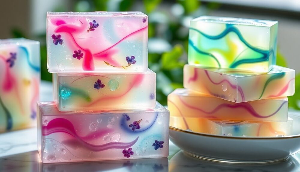 luxurious hydrating glycerin soaps