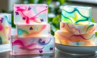 luxurious hydrating glycerin soaps