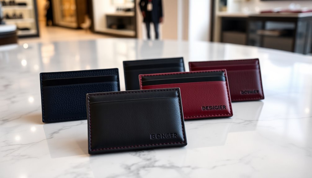 luxury card holder selection criteria