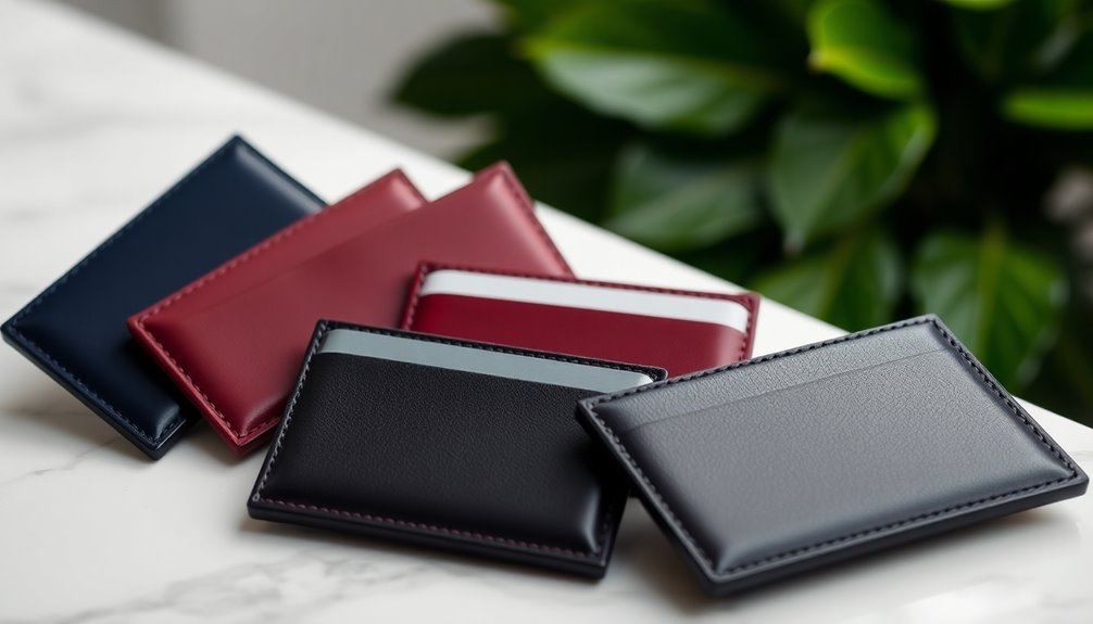 luxury card holders selection