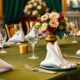 luxury dining table linens