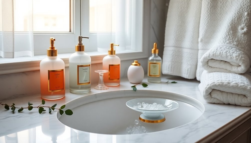 luxury hand soaps selection