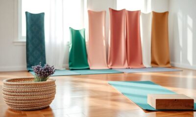 luxury yoga mats selection