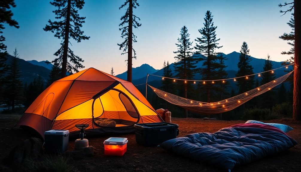 premium gear for camping