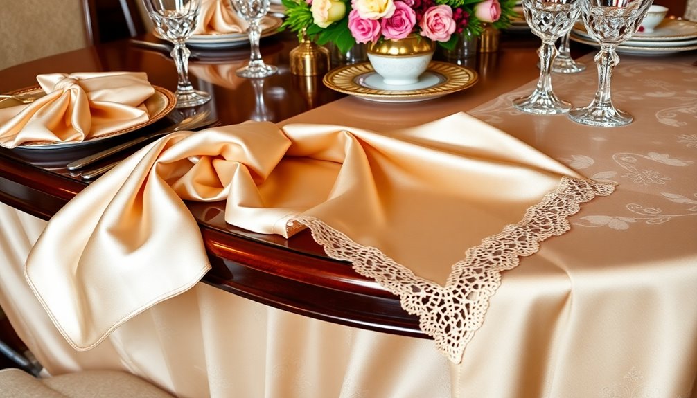 selecting elegant table linens