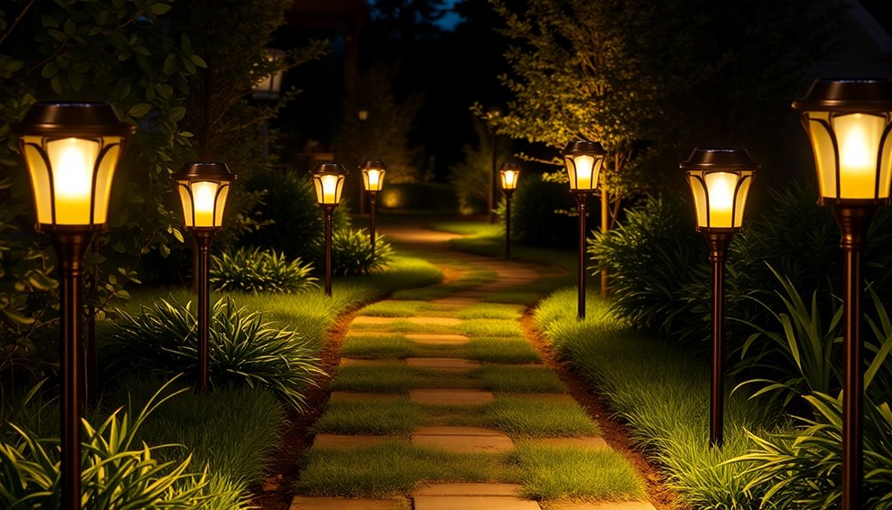 selecting solar pathway lights