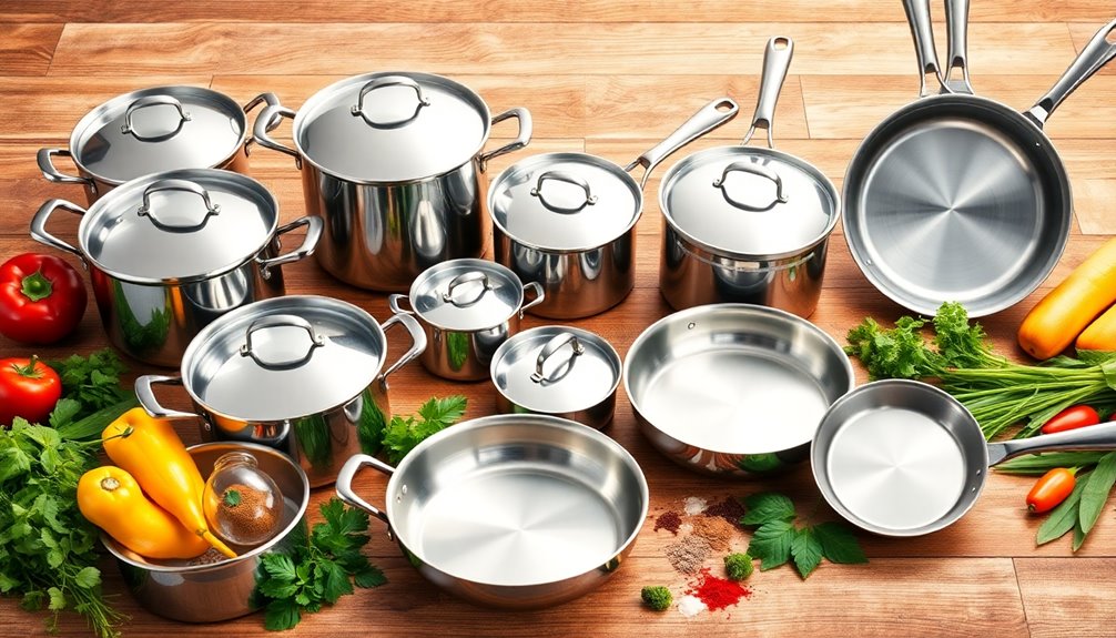 selecting stainless steel cookware