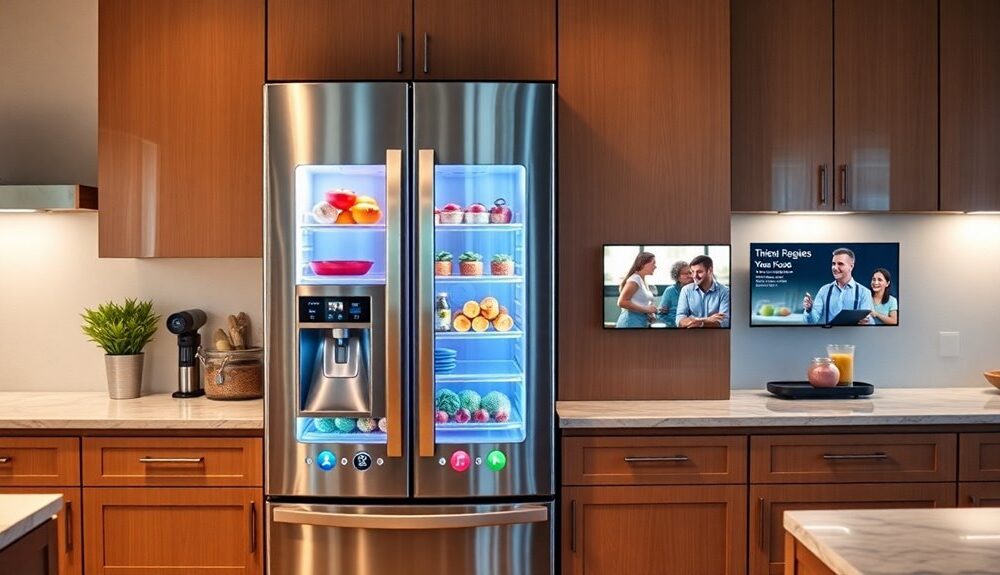 smart refrigerators with entertainment