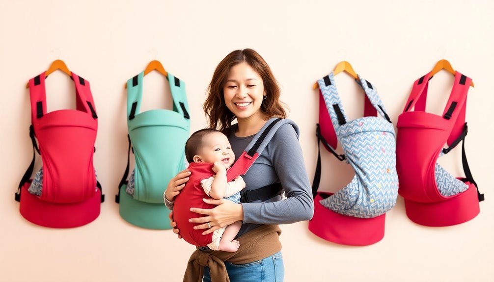 stylish and comfortable baby carriers