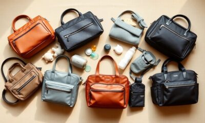 stylish functional diaper bags