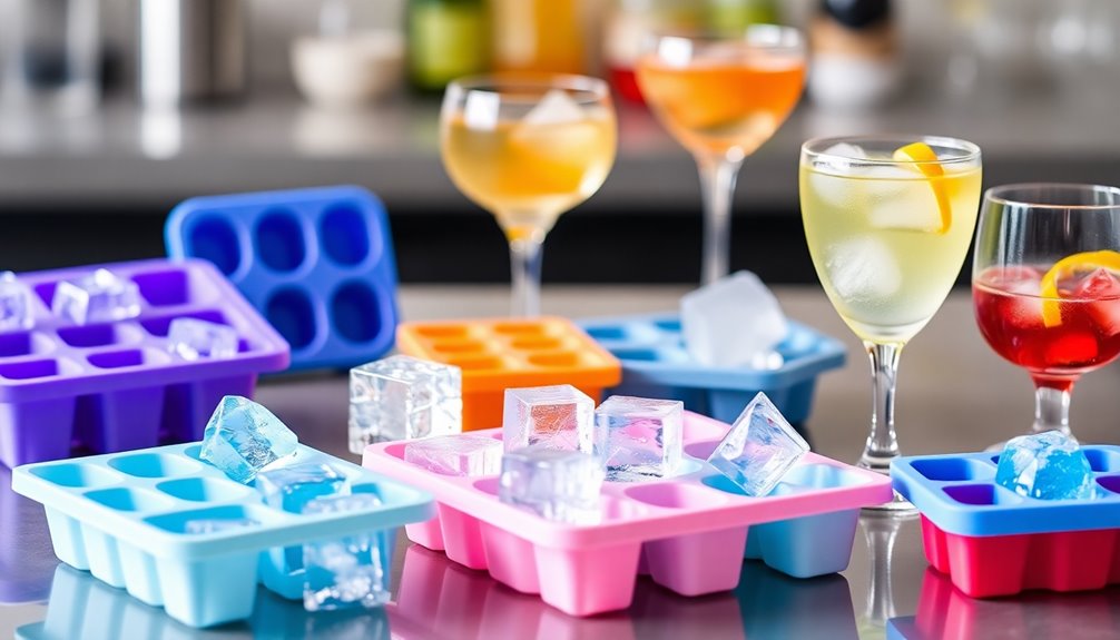 stylish ice cube trays