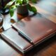 stylish leather bound planners selection