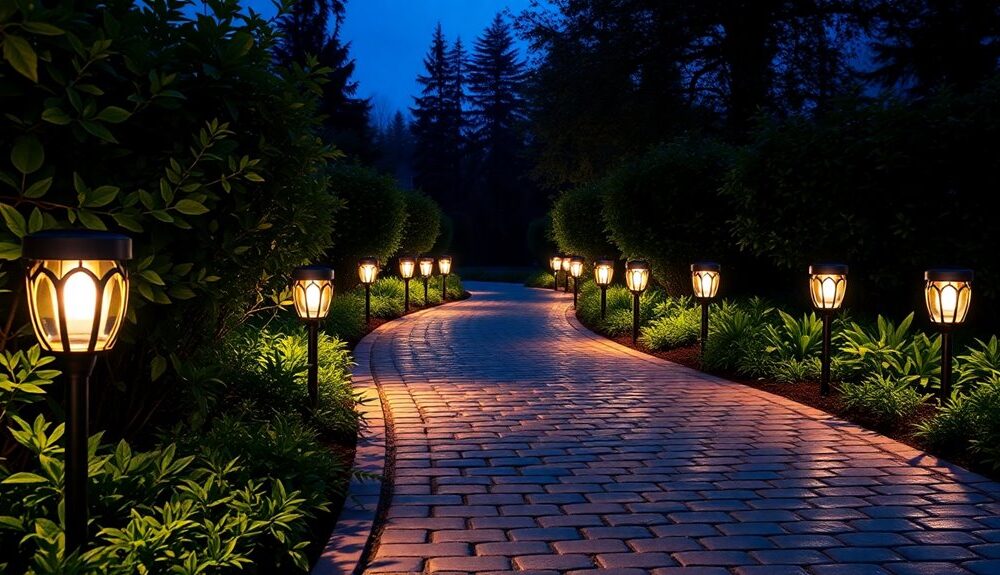 stylish outdoor solar lighting