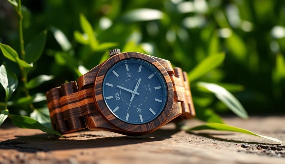 stylish sustainable wooden watches