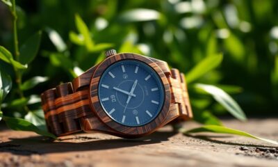 stylish sustainable wooden watches