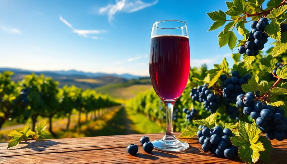 sweet blueberry wine trend