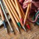 top knitting needle picks