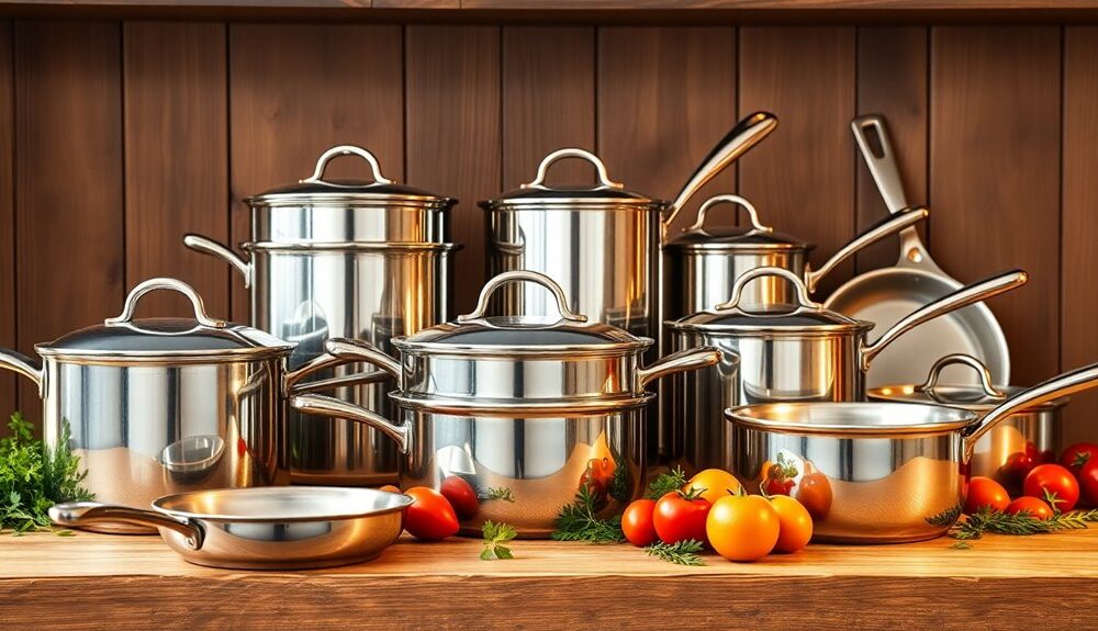 top stainless steel cookware