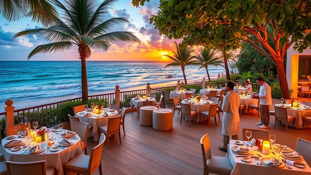 gourmet dining experiences available
