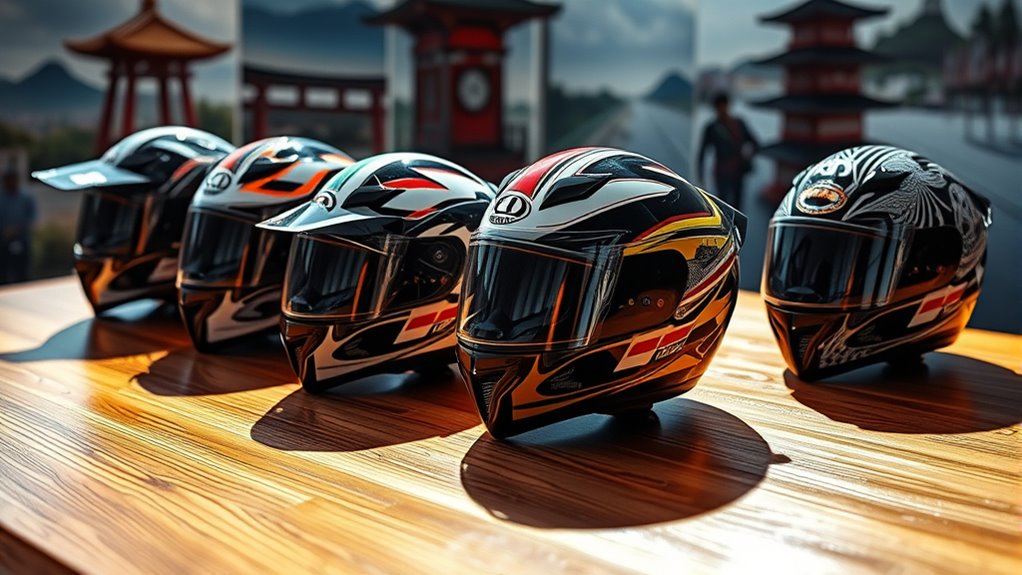 japanese motorcycle helmet brands