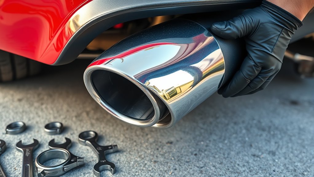 muffler installation helpful hints