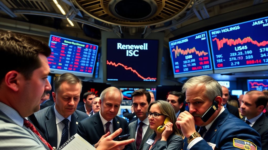 renew holdings stock decline