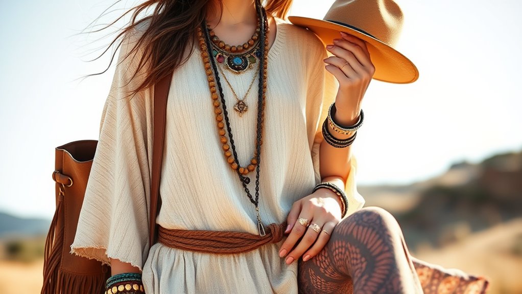 accessorize for boho style