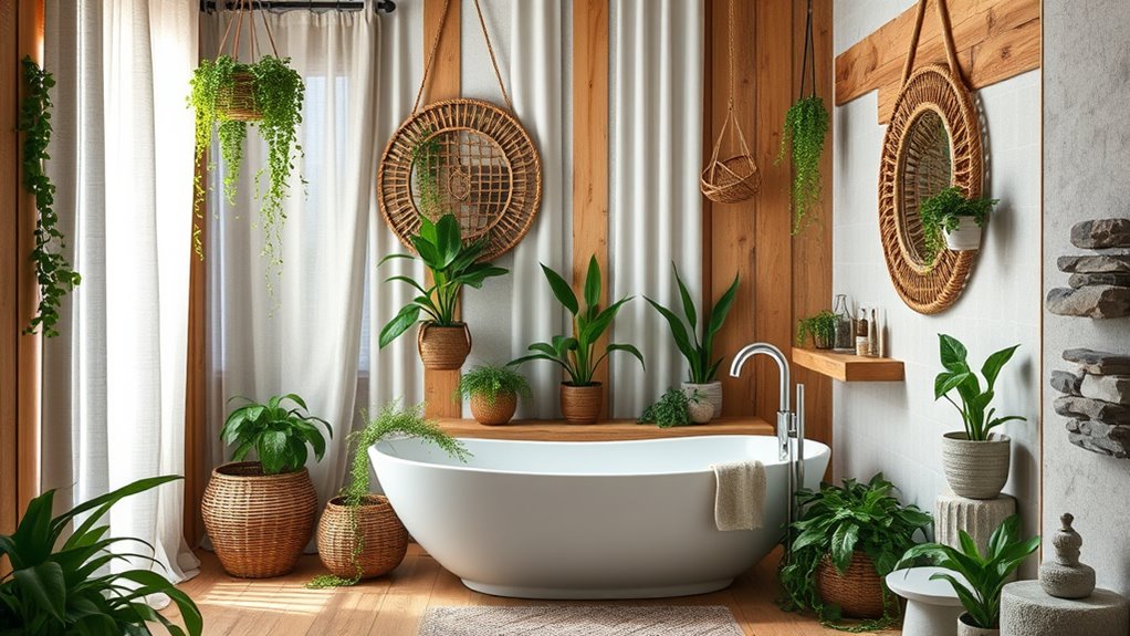 add natural green accents