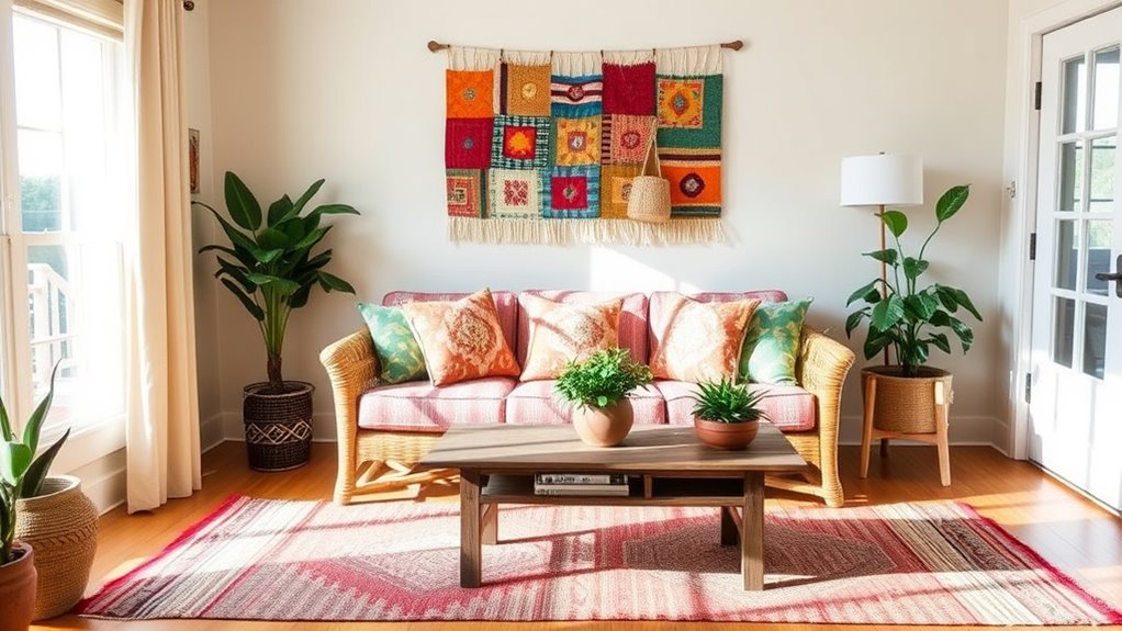 affordable boho home makeover