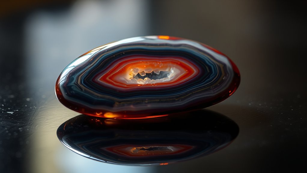 agate promotes focus and stability