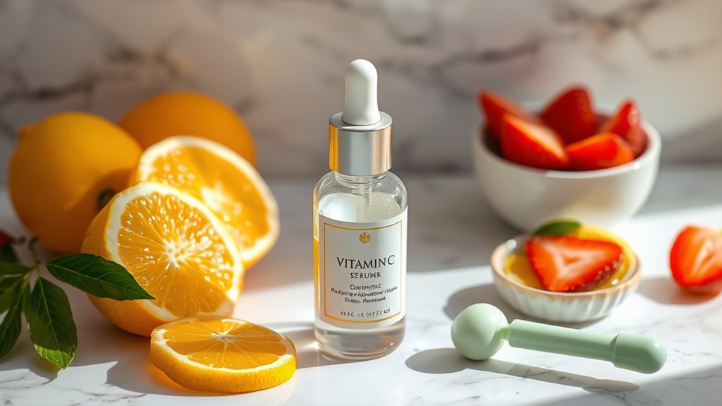 apply vitamin c serum daily