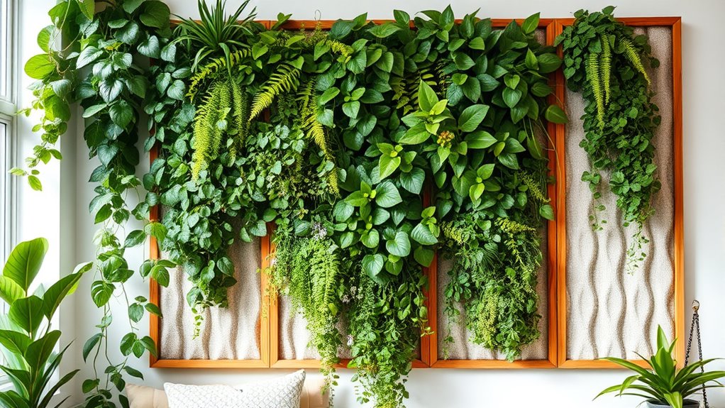 arrange plants for visual harmony