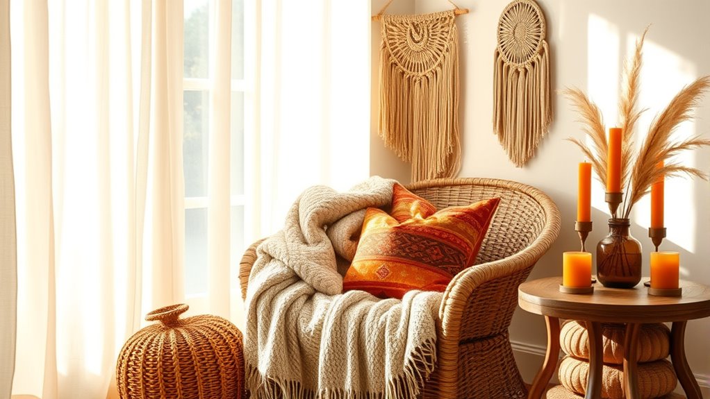 autumn boho home decor